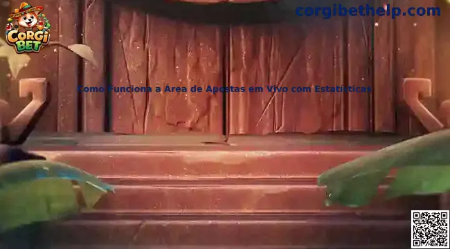 Área de apuestas en vivo con estadísticas en Corgi Bet