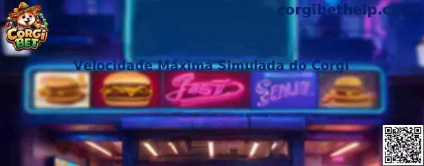 Velocidade Máxima Simulada do Corgi